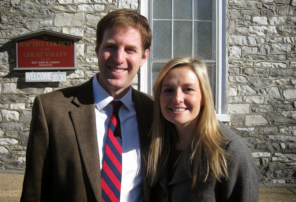 BCGV members outside the church