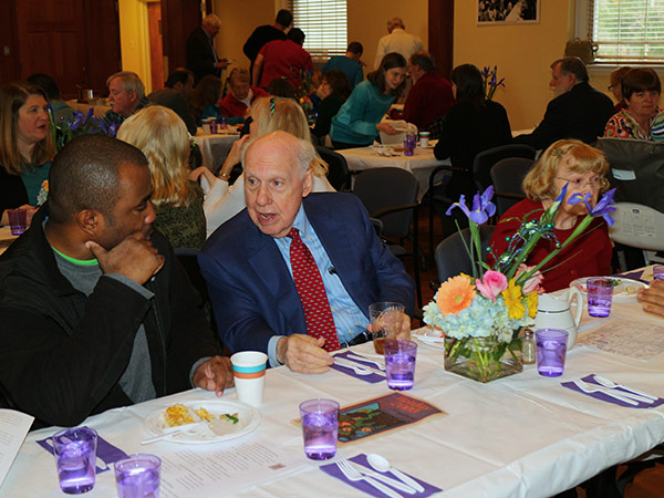 BCGV members having a meal and fellowship