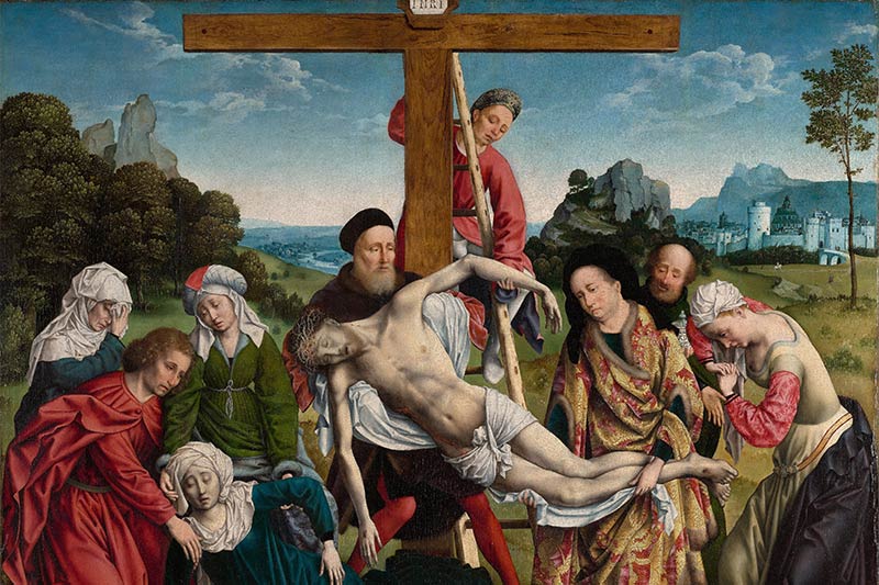 Painting of The Descent from the Cross by Rogier van der Weyden