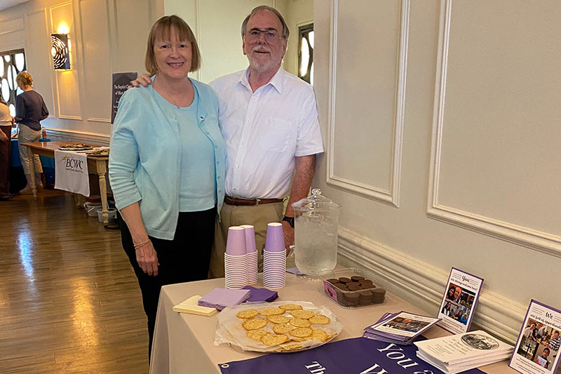 Photo of Mary Ann and Jim Robinson at the 1946: The Mistranslation That Shifted Culture event