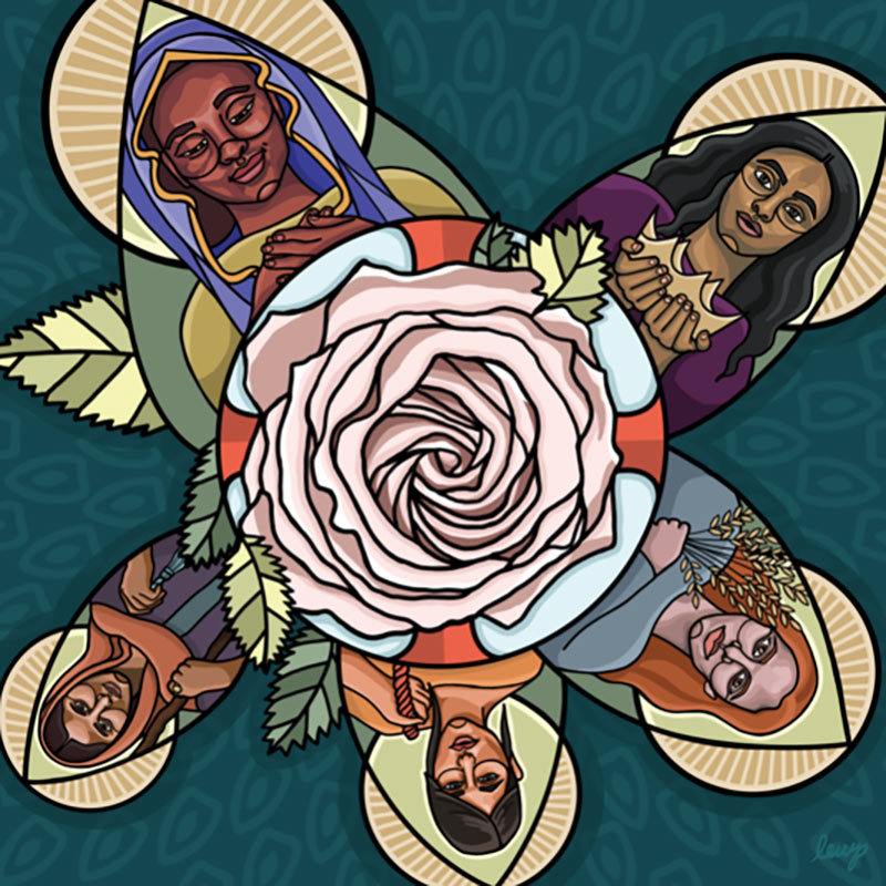 Genealogy of Christ artwork by Rev. Lauren Wright Pittman