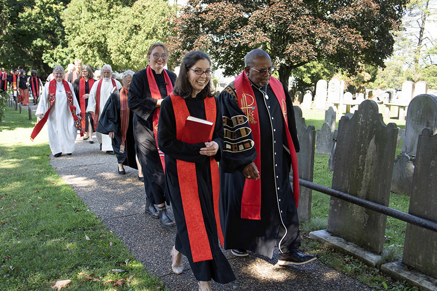 Photo from Reverend Rebecca Driscoll Mygatt's Installation Service