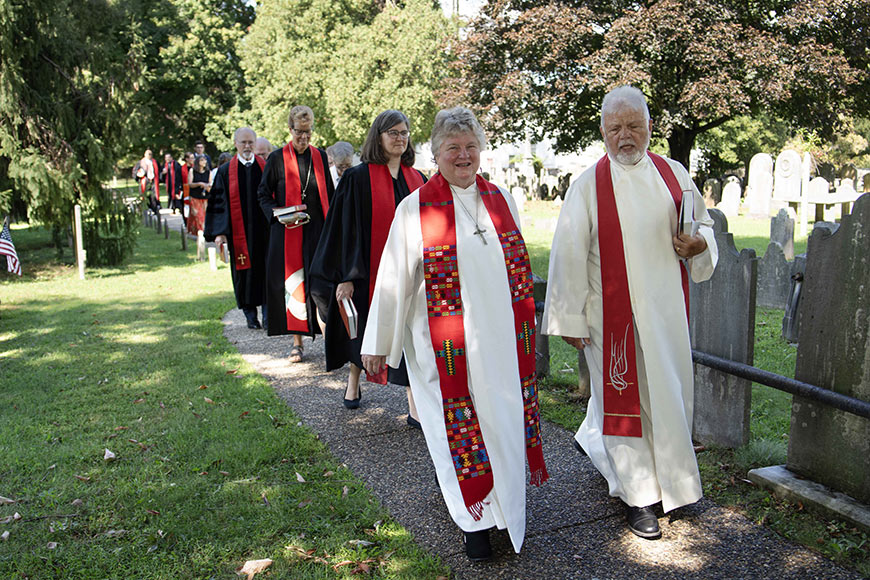 Photo from Reverend Rebecca Driscoll Mygatt's Installation Service