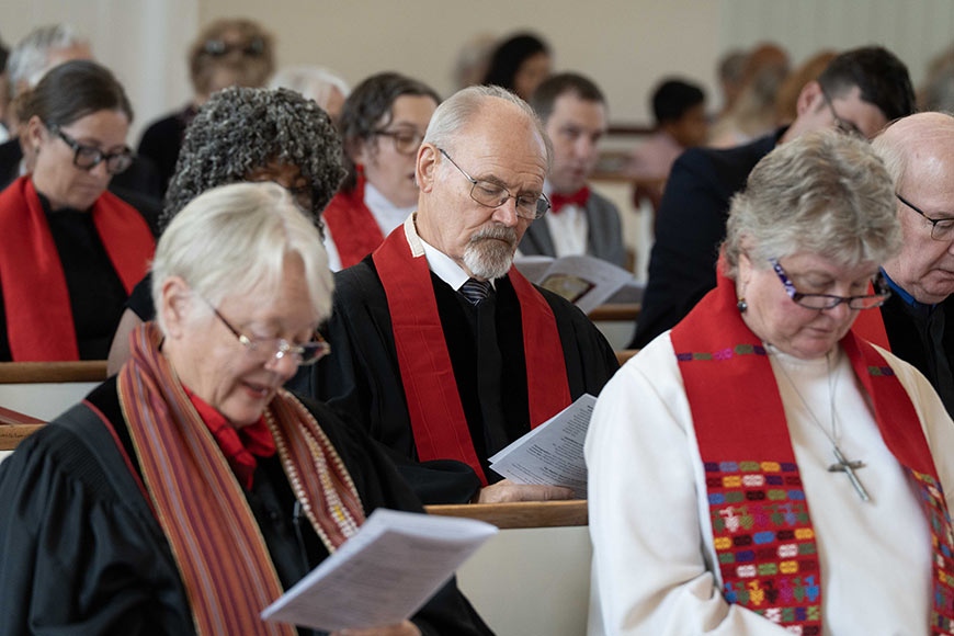 Photo from Reverend Rebecca Driscoll Mygatt's Installation Service