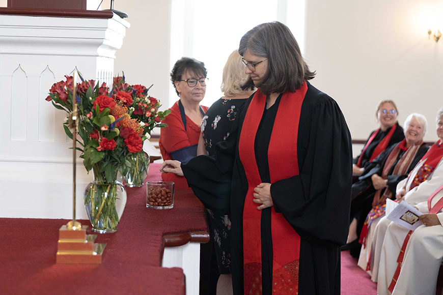 Photo from Reverend Rebecca Driscoll Mygatt's Installation Service