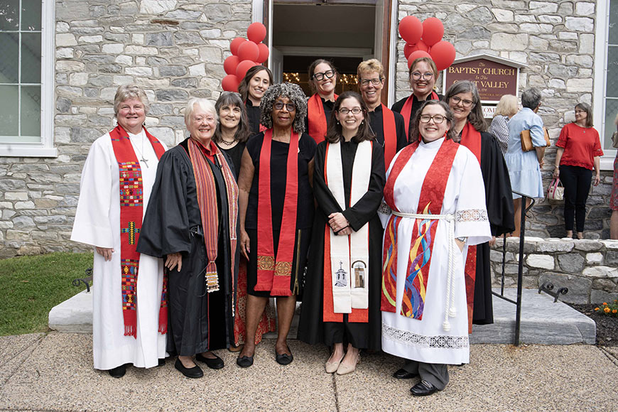 Photo from Reverend Rebecca Driscoll Mygatt's Installation Service