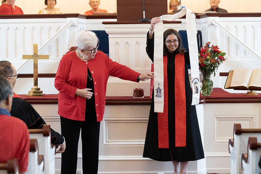Photo from Reverend Rebecca Driscoll Mygatt's Installation Service