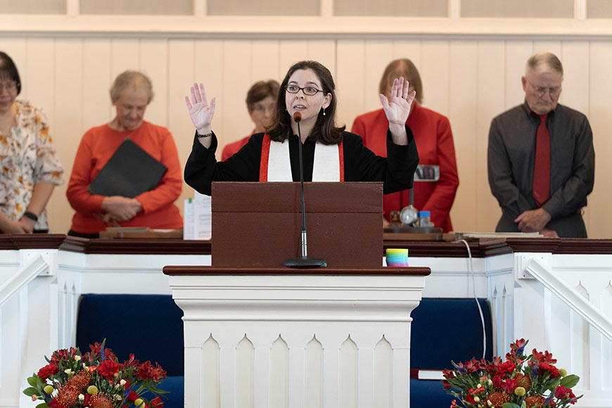Photo from Reverend Rebecca Driscoll Mygatt's Installation Service