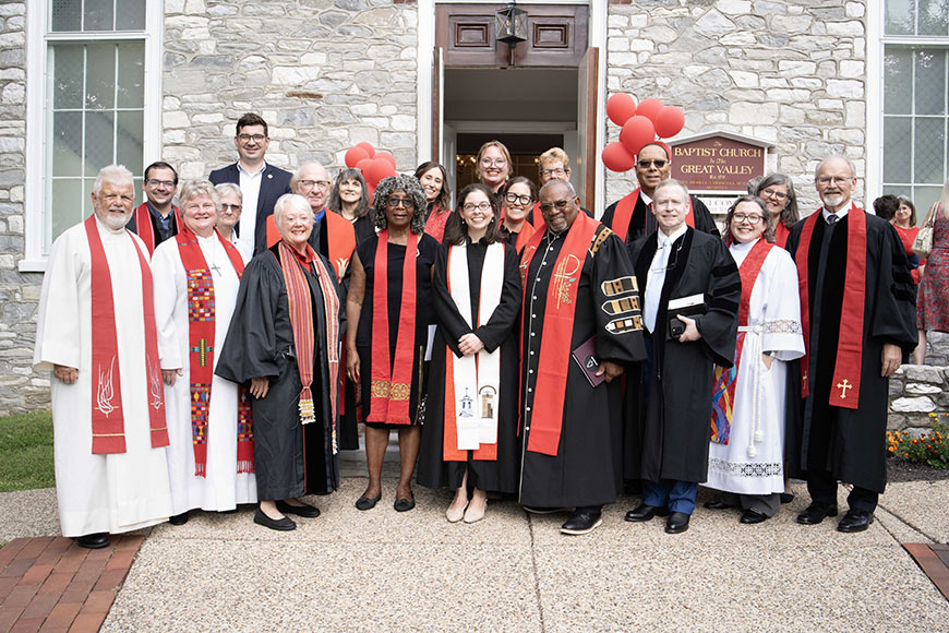 Photo from Reverend Rebecca Driscoll Mygatt's Installation Service