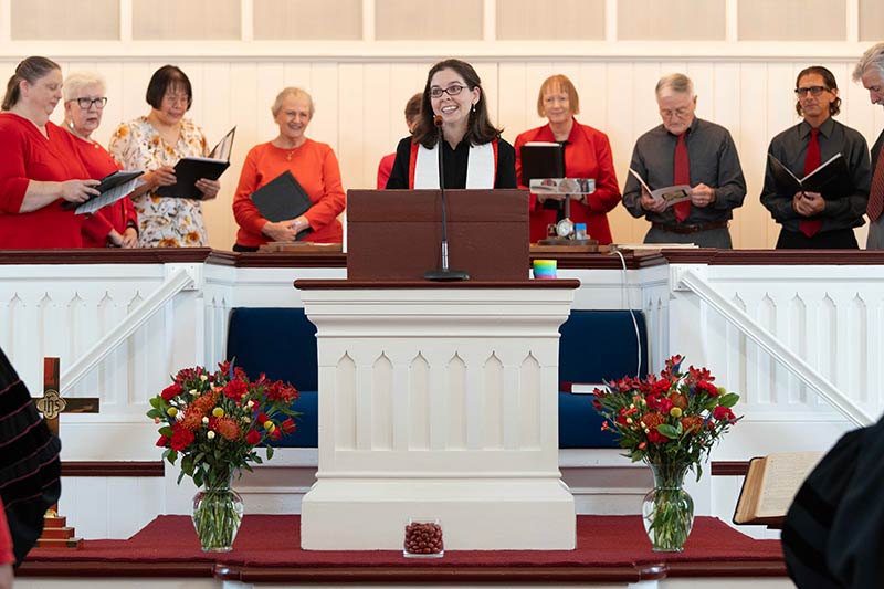 Photo from Reverend Rebecca Driscoll Mygatt's Installation Service
