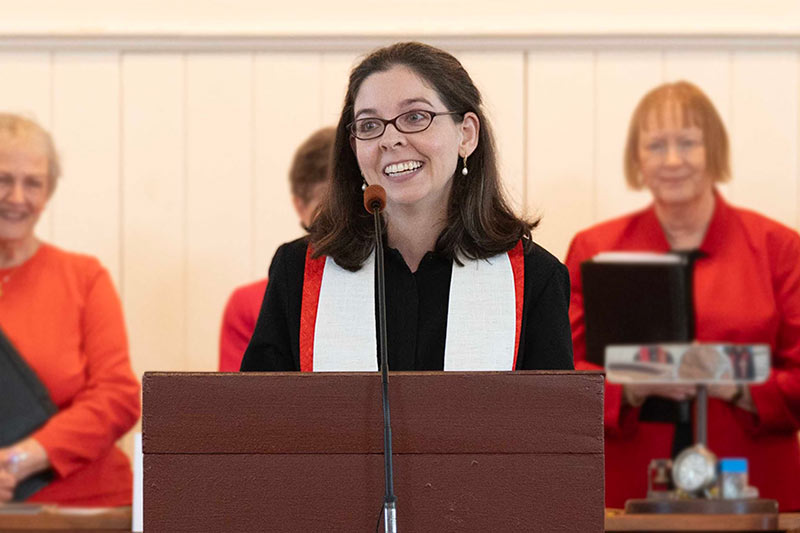 Photo from Reverend Rebecca Driscoll Mygatt's Installation Service