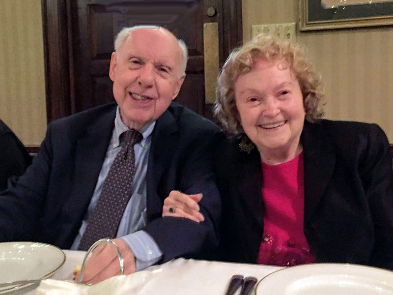 Photo of Ken and Irene Banquet at a church dinner